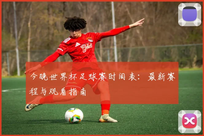今晚世界杯足球赛时间表：最新赛程与观看指南